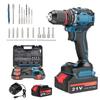 21V Dual Speed Cordless Hand Drill & Screwdriver with Lithium Battery