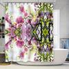 Pink Blossom Shower Curtain Floral Print Home Decor Bathroom Fabric Waterproof Rainproof Shower Curtains For Kids Girls Bedroom