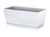 Coubi Dupp240 Flower Pot with Saucer | White