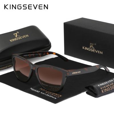Occhiali da Sole KINGSEVEN da Uomo con Montatura Opaca Polarizzati Protezione UV400 Occhiali da Sole Moda Ultraleggeri TR90 Occhiali da Vista Casual da Guida per Donna