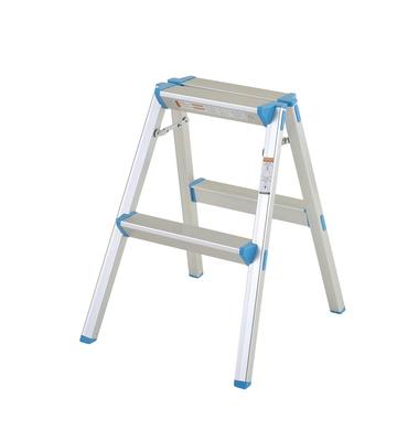 PiCa Pica Corporation Step Stool PFC-57C, 2-Tier, 57cm High, Foldable, Lightweight Aluminum