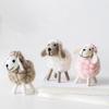 Kid Gift Birthday Wool Felt Sheep Home Furnishings Desktop Decor Mini Table Ornament Figurines