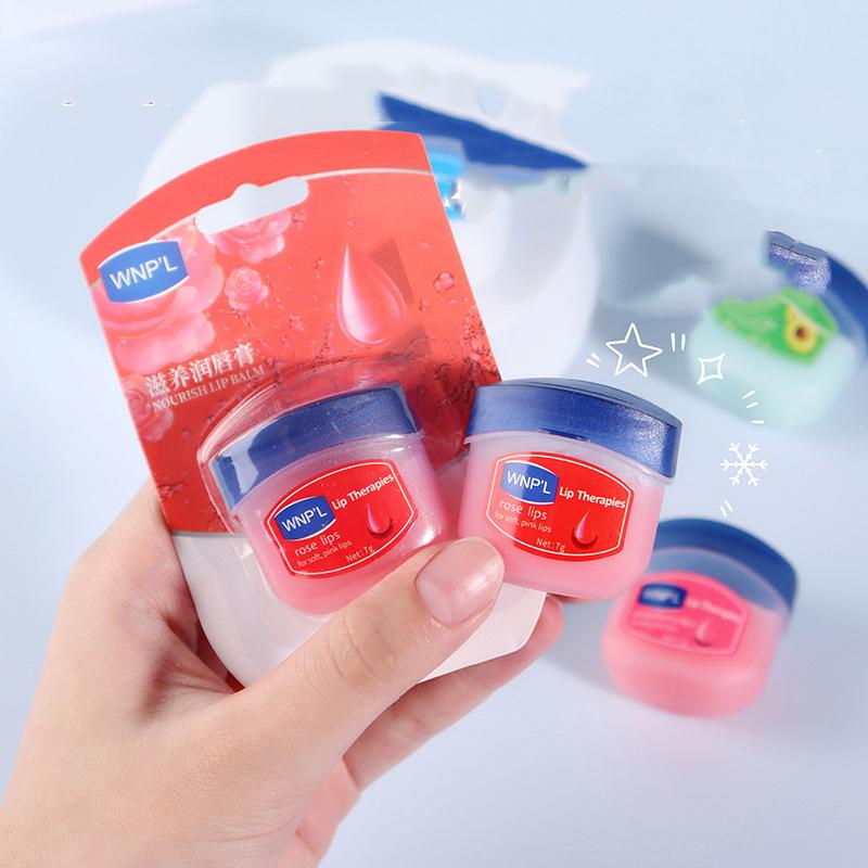 

Вазелиновый бальзам для губ Увлажняющая нелипкая губная помада Стойкая натуральная растительная профилактика трещин на губах Корейская косметика Rose