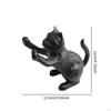 Decorative Cat end Desktop Storage Decoration Statue Cast Iron for Display Shelf Library Study