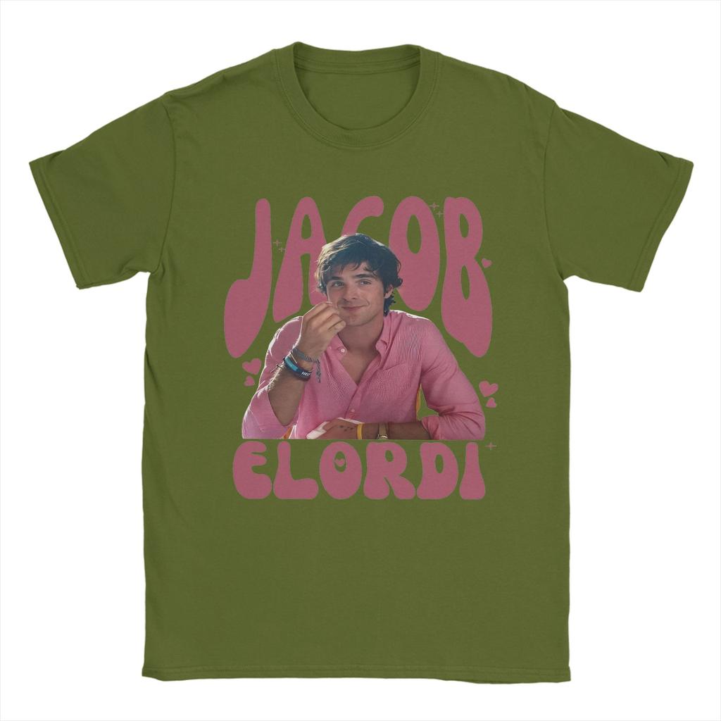 Unisex TShirt Romantic Jacob Elordi Funny 100 Cotton Tee Shirt Short Sleeve T Shirt Round Neck Clothing Graphic Printed