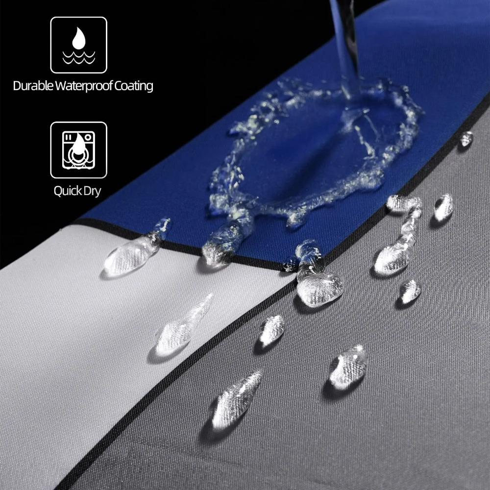 Spliced digital printed fabric shower curtains, thickened waterproof bathroom curtains and bathroom partition curtains