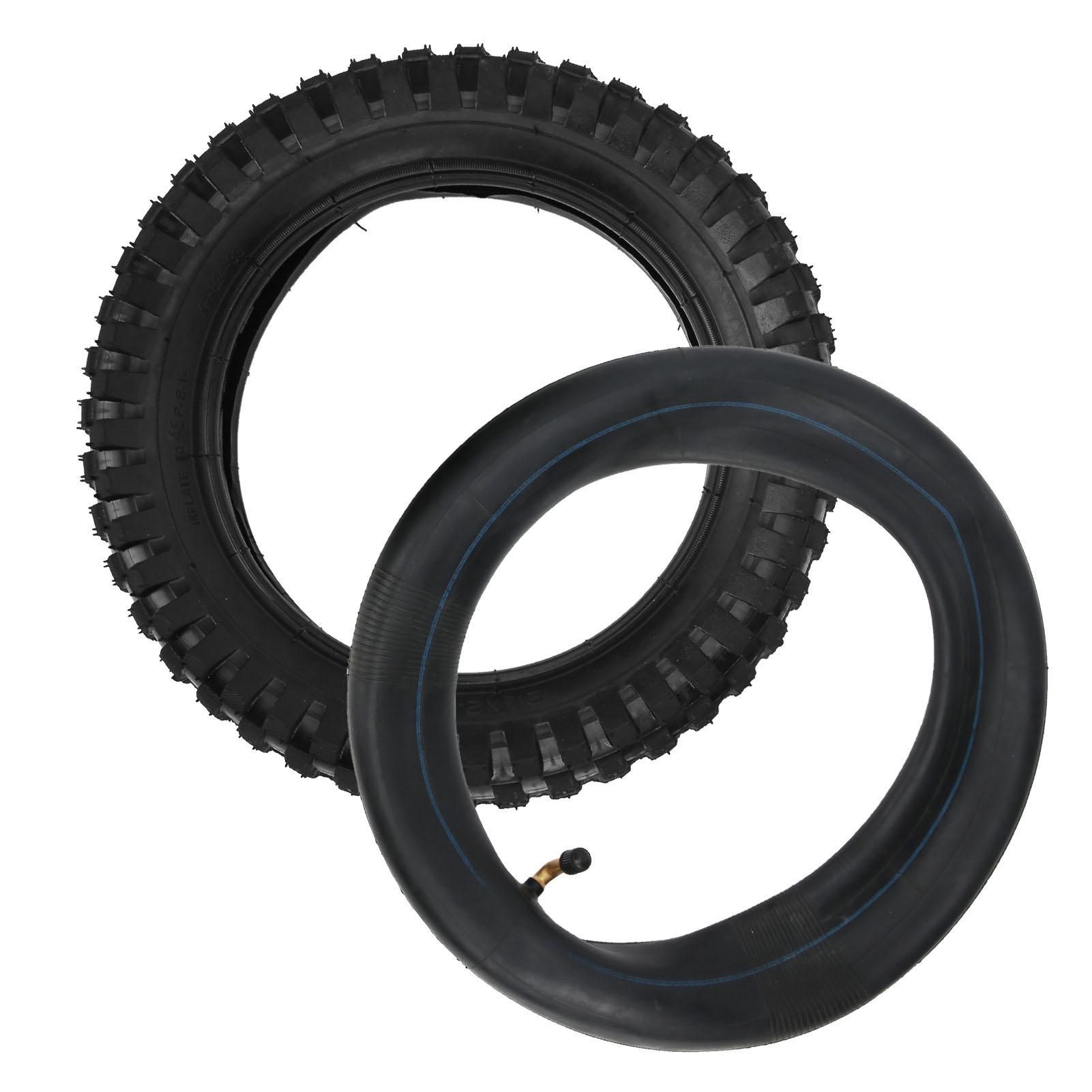 

12 1/2x2.75 Electric Bicycle Tire and Inner Tube Replacement Inflatable Rubber Tire