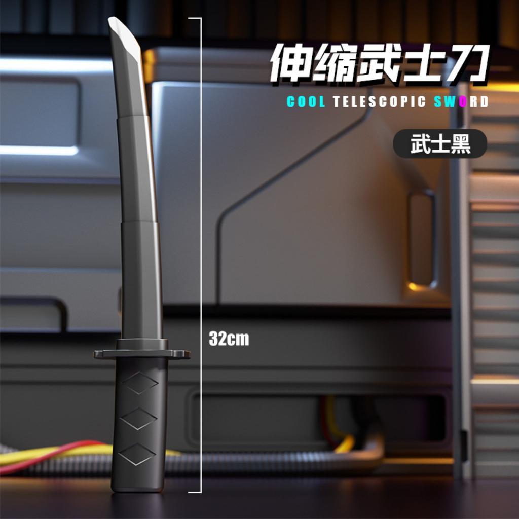 3D Retractable Sword Banana Sword Children's Stress Reducing Small Sword Toys