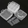 1/2PCS 18 Grid Transparent Large-capacity Necklace Ring Stud Earrings Storage Box Jewelry Box Ornament Box Jewelry Storage Box