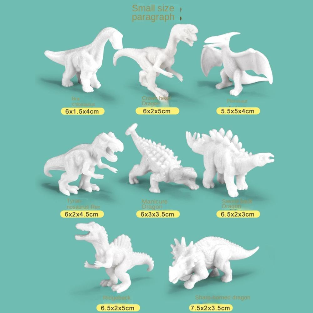 DIY Painting DIY Painting Animal Dinosaur Doll Hand-made Graffiti Dinosaur  Art Supplies