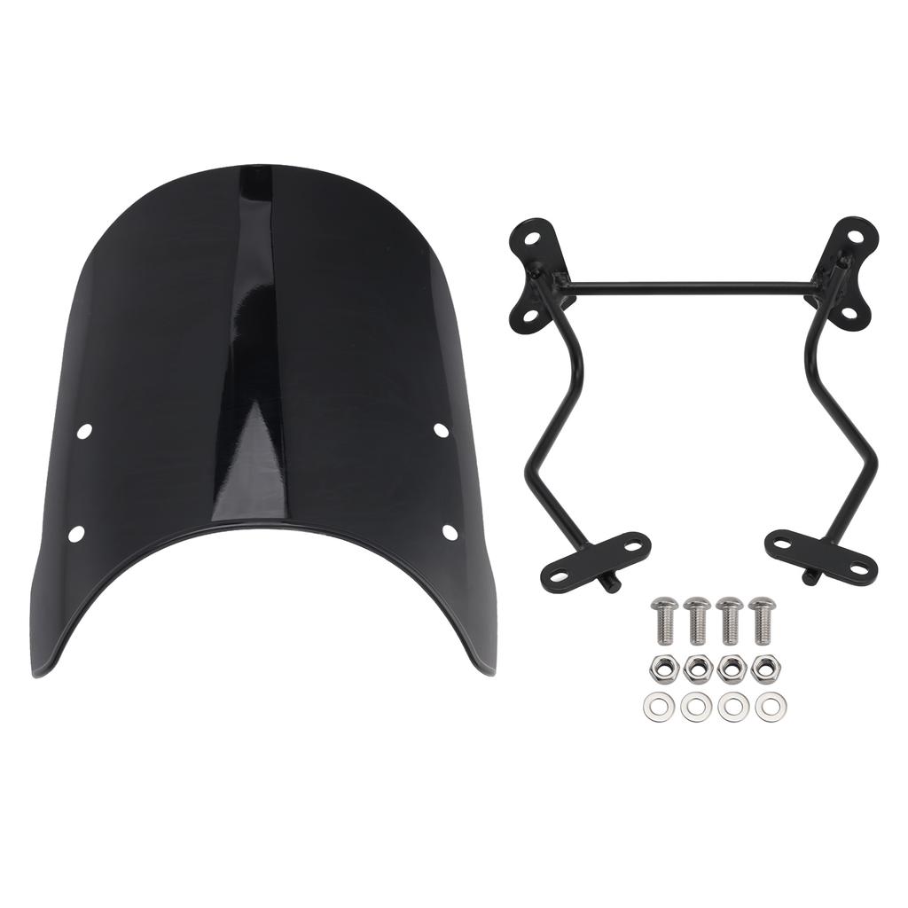 Windshield WindScreen fit for BMW R nineT Scrambler 2014-2024 Black