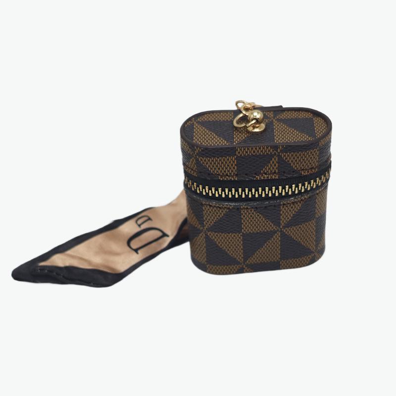 

Портативный кошелек для ключей и монет: Чехол для наушников и держатель для помады с модным брелоком для ключей