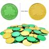 30 Stück Plastik Kleeblatt-Münzen für St. St. Patrick's Day Mit Kleeblättern, Diese Goldenen & Grünen Münzen Kommen mit Kleeblatt