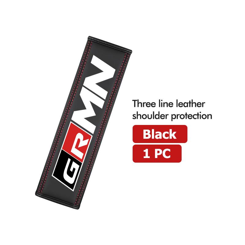 

For Toyota Car Seat Belts Covers Padding Carbon Fiber Belt Shoulder GR Yaris Corolla Prius Aqua Vios Mirai Hilux Auris CHR