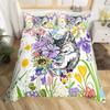 Wolf Duvet Cover Twin Dream Catcher Bedding Set for Kids Boys Girls Wild Adventure Comforter Cover Wild Animals Bedspread Cover