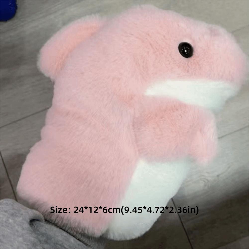 Pink Grey Plush Shark Hand Puppet Cartoon Shark Early Education Educational Toys Imaginative Play Storytelling Plush Doll Gift