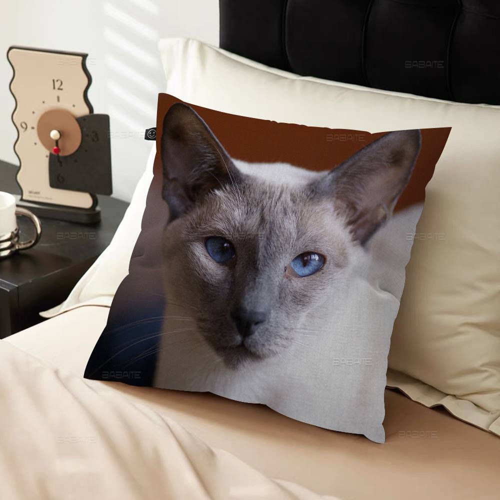 Süßes Haustier Katze Kissenbezug Design Kissenbezug Deko Feiertagsdeko