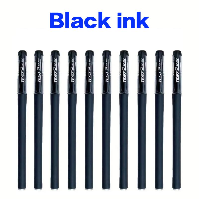 10/100pcs Gel Pen Set 0.5mm Perfect Smooth Writing For Students Exams Office School Supplies Ball-point Pen