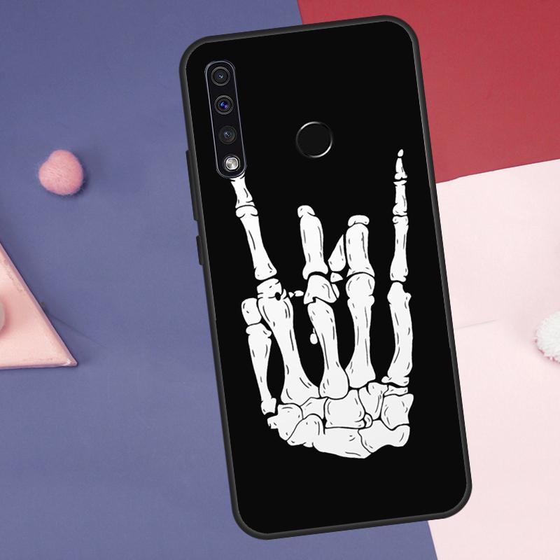 Skeleton Art Case For Huawei Nova 10 9 SE 8i 11i 12i 12s Y60 Y70 Y90 Y72 Y73 Y61 Y91 P60 Pro P30 P40 Lite