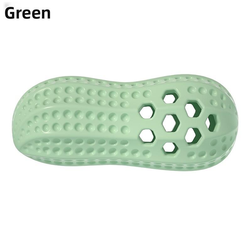 

Pet Toys, Sound-making Toys, Peanut-shaped Dog Toys, Leak-proof, Biting and Teething Simulation Toys Medium зелёный