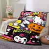 1pc Hello Kitty Halloween Party Blanket, Soft Throw Blankets, Warm Cozy Bedding Decorative Coverlet, Living Room, Travel, Camping, Car Blankets, Beach