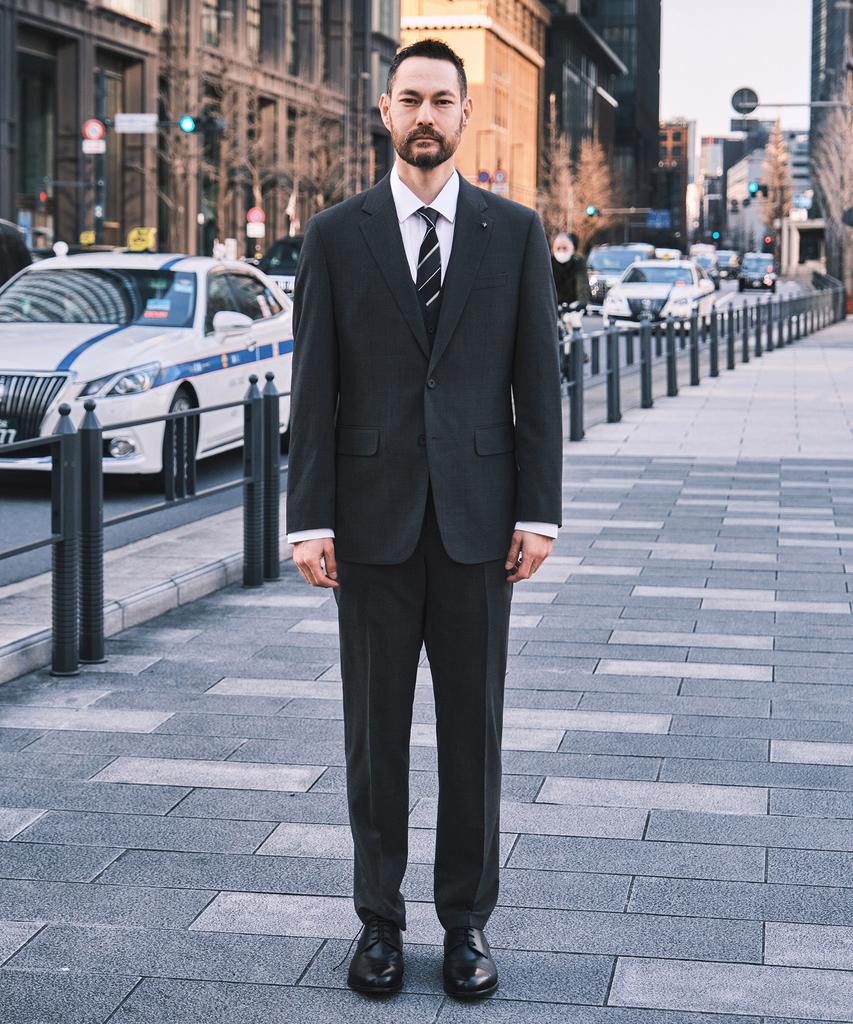 STCO Tw Check Suit Pants Charcoal_Grey (Classic Fit)_Sslxb62Ccc