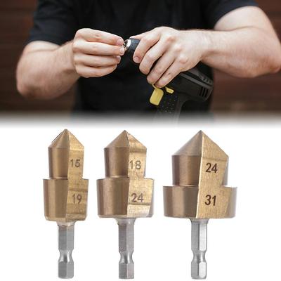 Hole Opening Plumbing Pipe Reamer PPR Pipe Reaming Drill Bits  Plastic PPR PVC