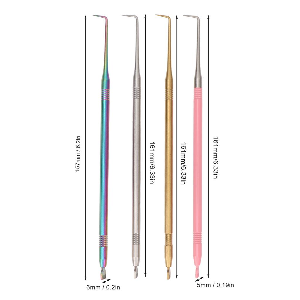 4pcs Eyelash Lift Perm Tool with Separation Comb Lash Extension Separator for Eyebrow Tinting Curling