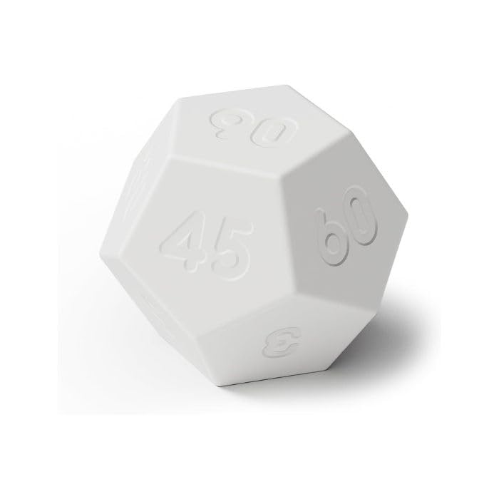 Простое управление временем: Таймер Pomodoro, 12-гранный кубик-таймер.  Надежный японский бренд  Мини-таймер с подзарядкой для учебы, экзаменов, кухни, выпечки