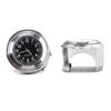 Waterproof Luminous 22/25mm Motorcycle Bike Handlebar Mount Clock Watch Aluminum Alloy Dial-Quartz Clock Watch Accessory