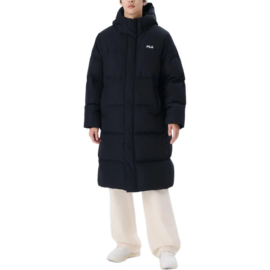 New FILA Down Jackets Unisex Black 1100FS2DJG4104X-BBK