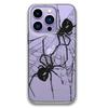 Black butterfly Clear Case for IPhone 16 15 14 13 12 11 Pro Max X XS Max XR 7 8 Plus Case Cover 16E
