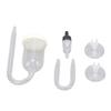 Aquarium Bubble Diffuser Prevent Clogging Transparent Glass Fish Tank Air Refiner for Dissolved