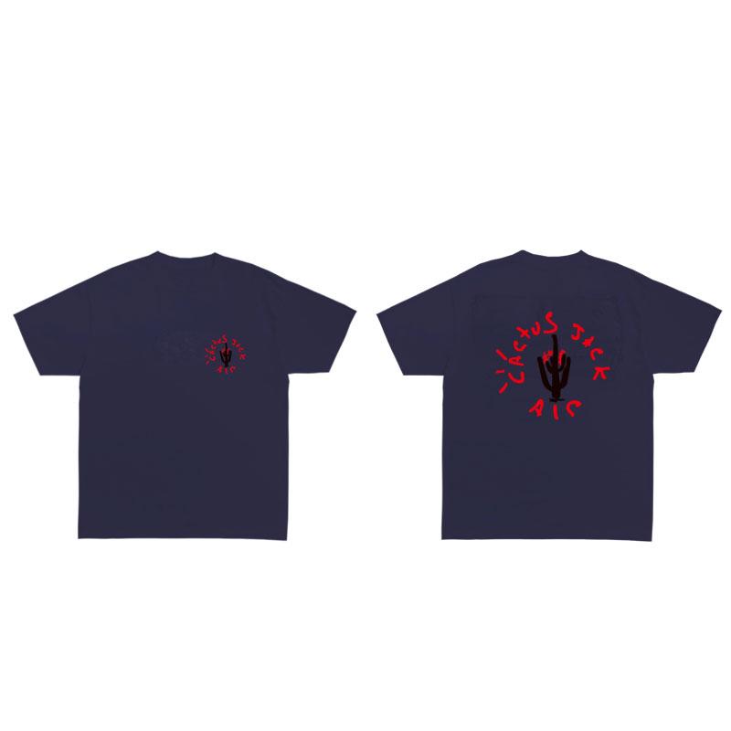 

Rap Label Cactus Jack Men Women T Shirt Summer Cool Cotton T-Shirt Letter Print O-Neck Tshirt Hip Hop Tee Tops 4XL