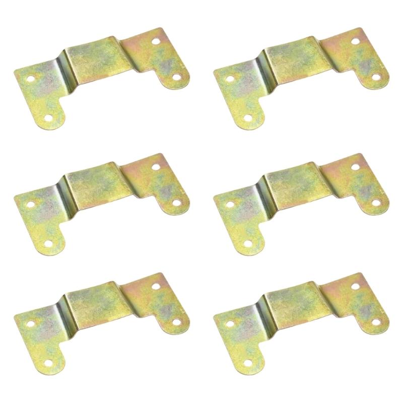 6 Pieces Wall Fan Hooks Sturdy Metal Construction Corrode Resistant Finish Supports 5kg Each