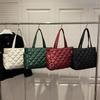 Women Versatile Shoulder Bags Large Capacity Tote Bag Lightweight Casual Fashi Quilted Crossbody Storage Bag New Autumn Winter