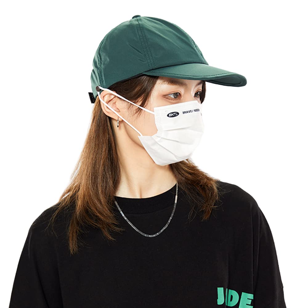 Croogo Jet Trucker Cap with Mask Sun Outdoor Cap Men's Cap, Hook, Foldable, Waterproof, Quick-Drying, Lightweight, Protection, Dennis, Golf, Sports,