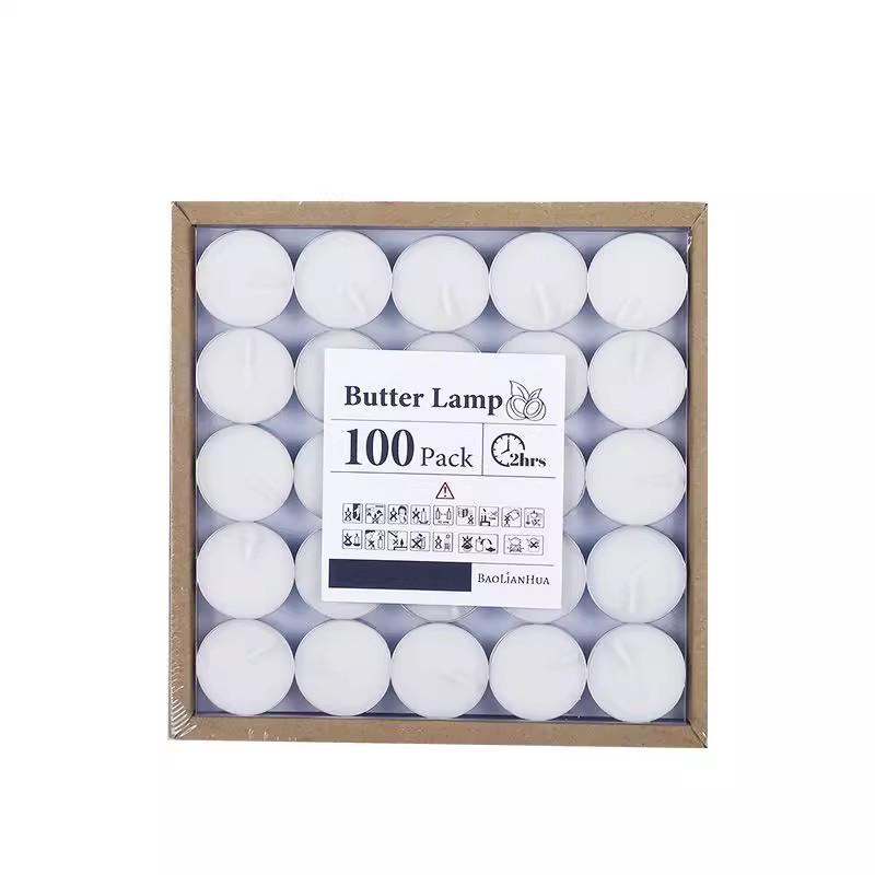 Smokeless Odorless White Tea Light Candles for Heating, Scented Candle Wax for Sealing, and Warming Tea.