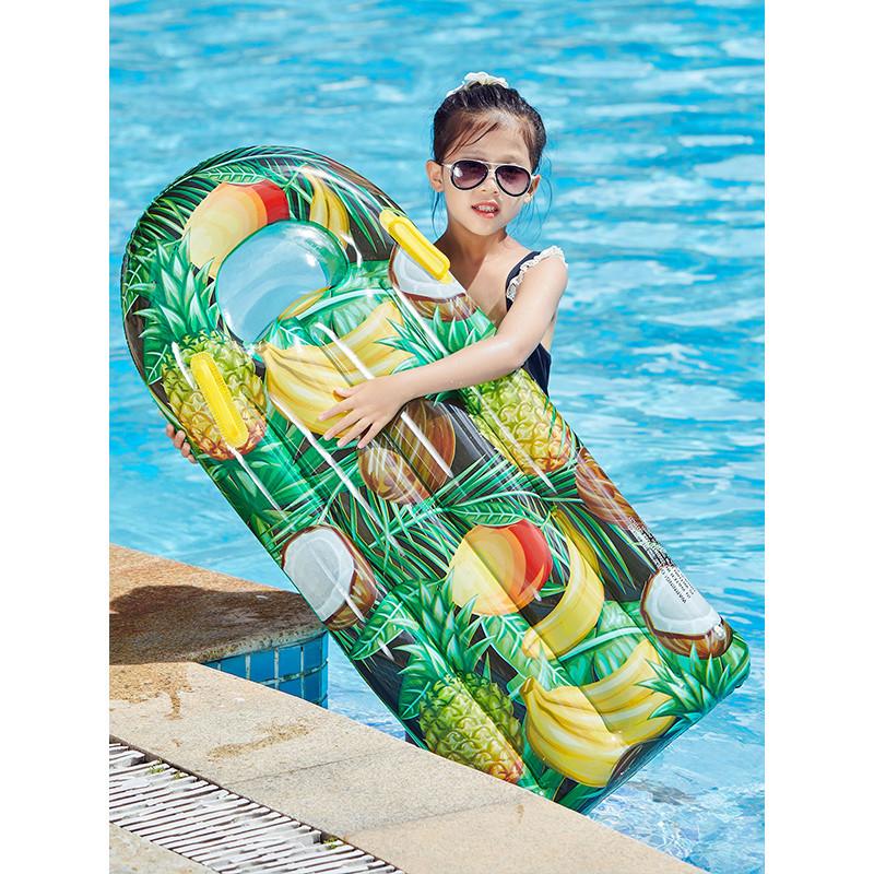 Thickened Inflatable Child Surfboard Floating Handle Float Board Water Slide Board Swimming Equipment Swimming Ring Unicorn