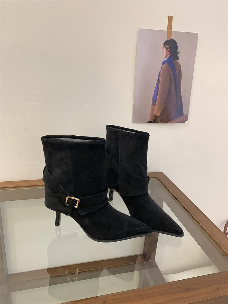 2025 stiletto high heel women's boots sizes 35-40