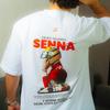 2025 Nieuw Heren T-shirt en Dames Senna Racing Katoen Zomer High-end Casual Korte Mouw T-shirt Casual Street Wear T-shirt
