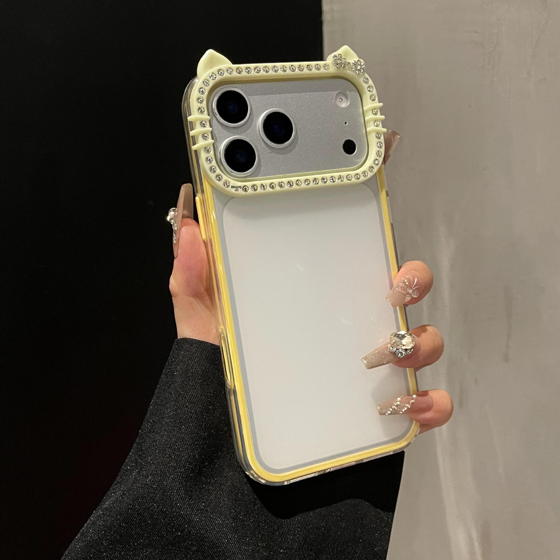 Translucent Frosted KT Lens iPhone 17 Pro Max Case - Compatible with Apple 16 Pro & New 15P. 12