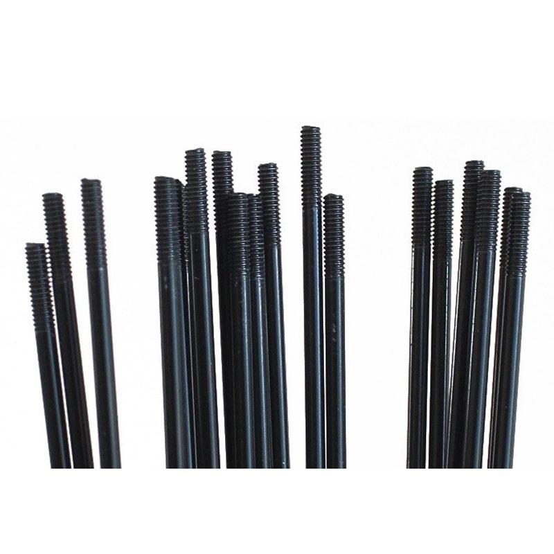 36 tk mägi-/maanteeratta terasest kodarad, mustad 14G/14K jalgratta kodarad 178–294 mm