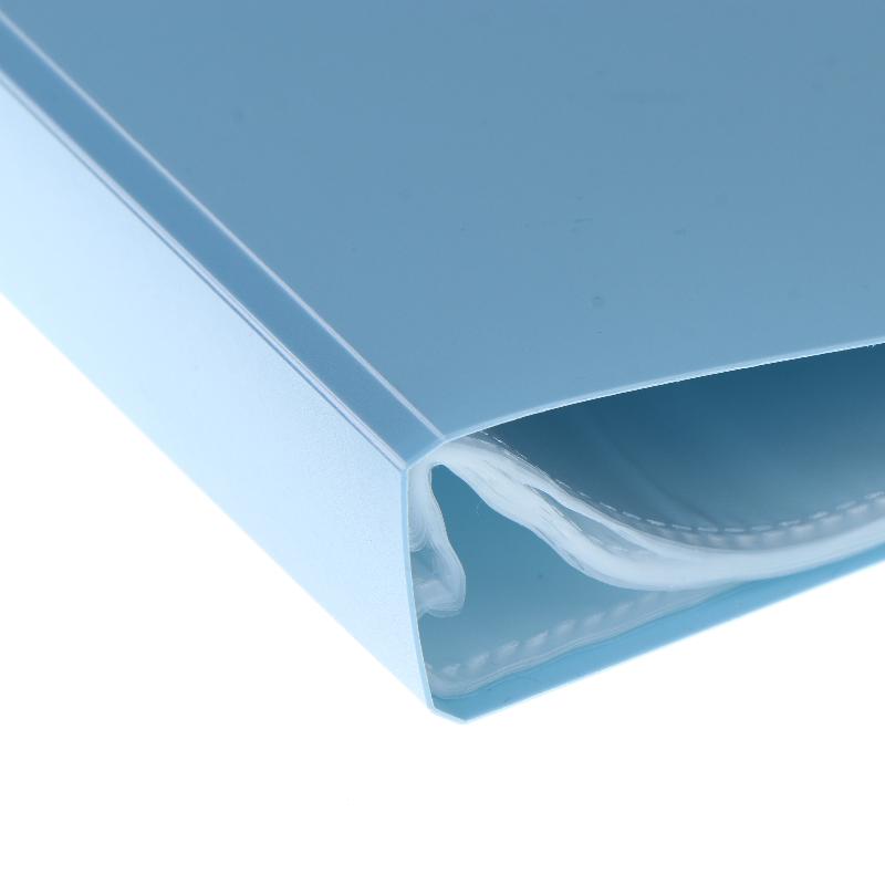 1Pcs Pp High Transparency And Waterproof Insert Brochure 60/100 Pocket A4 File Folder Suitable For A4 Size Documents And Papers