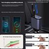 Pentru IPhone Huawei Samsung 100W 4 ÎN 1 Încărcător auto retractabil Cablu USB tip C Cablu de încărcare rapidă Adaptor brichetă X4W3
