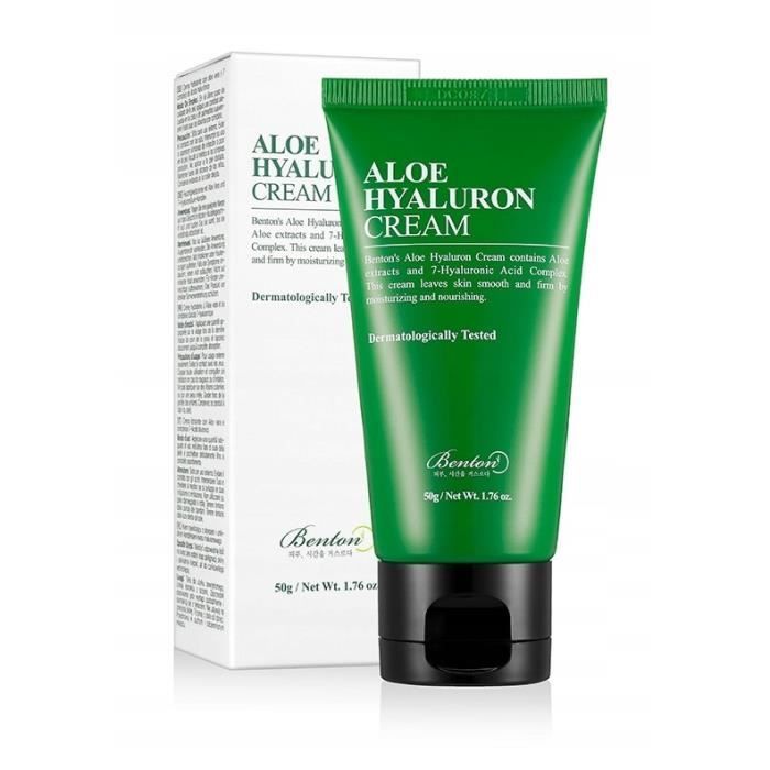 Crème - Benton Aloe Hyaluron - Hydratante - 50 ml - Sans parabène