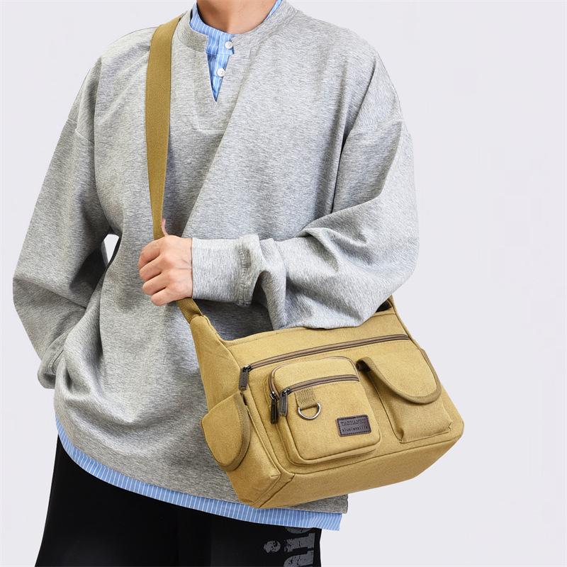 Men's Shoulder Bag Crossbody Bag Canvas Bag