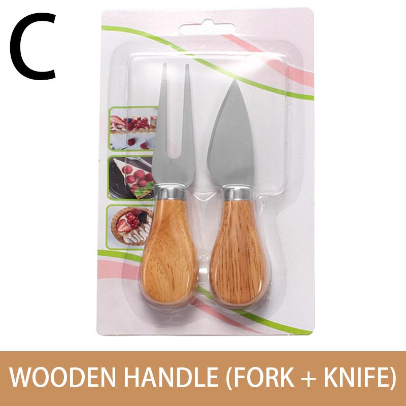 

Наборы ножей с деревянной ручкой, бамбуковый резак для сыра, кухонный нож из нержавеющей стали, кухонные принадлежности для приготовления сыра