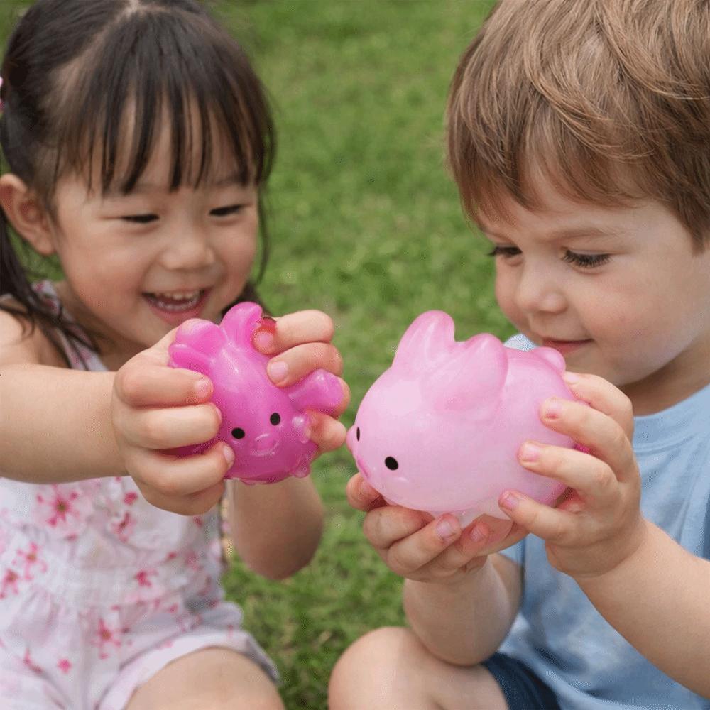 Rebound Squeeze Sensory Toy Color Changing Color-changing Toy Rabbit Pinch Le  Uncompressed Toy