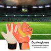1 Pair Goalkeeper Gloves Breathable Impact Resistant Non-slip Texture Football Training Gloves Goalie Gloves for Kids